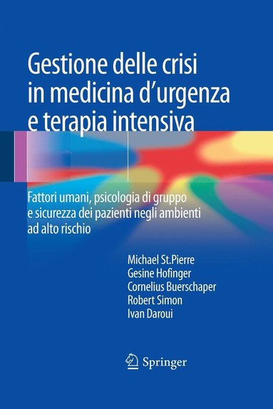 bokomslag Gestione delle crisi in medicina d'urgenza e terapia intensiva
