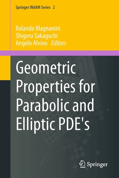 Rolando Magnanini, Shigeru Sakaguchi, Angelo Alvino - Geometric Properties for Parabolic and Elliptic PDE's, Häftad