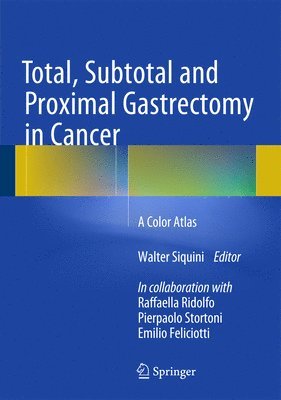 bokomslag Total, Subtotal and Proximal Gastrectomy in Cancer