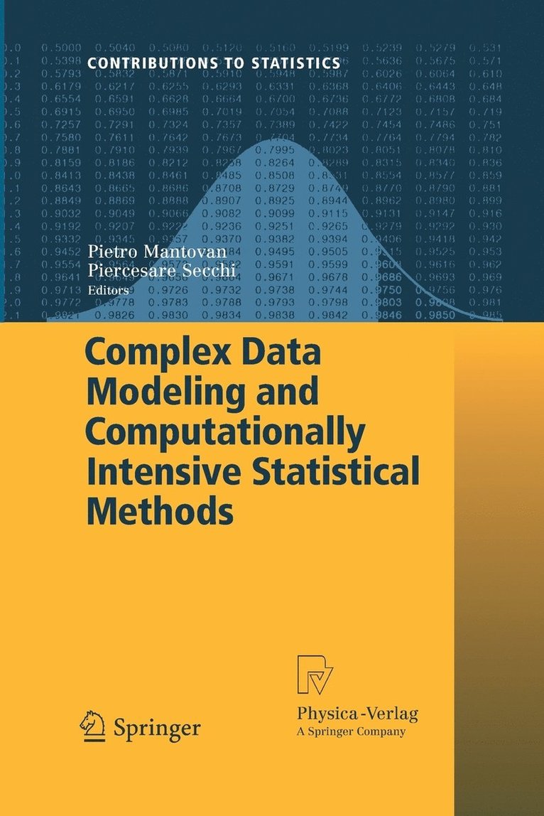 Complex Data Modeling and Computationally Intensive Statistical Methods 1