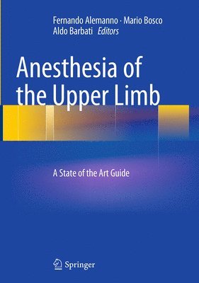 bokomslag Anesthesia of the Upper Limb