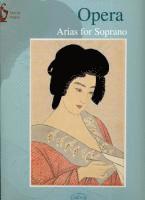 Opera Arias for Soprano, Inbunden