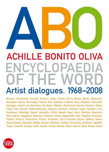 Achille Bonito Oliva, Achille Bonito Oliva - Encyclopaedia of the Word, Inbunden