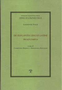 bokomslag de Elegantia Lingue Latine Prolegomena