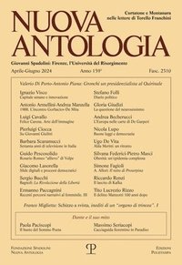 bokomslag Nuova Antologia - A. CLIX, N. 2310, Aprile-Giugno 2024: Rivista Di Lettere, Scienze Ed Arti. Serie Trimestrale Fondata Da Giovanni Spadolini