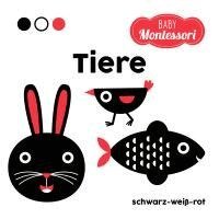 Star White - Tiere schwarz-weiß-rot (Baby Montessori), Kartonnage
