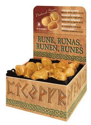 Lo Scarabeo - Golden Quartz Runes, Inbunden