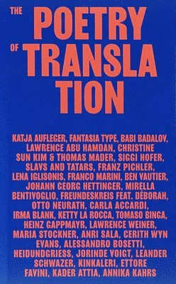 bokomslag Poetry of Translation