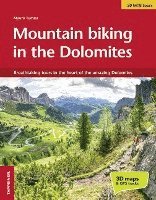 bokomslag Moutain biking in the Dolomites
