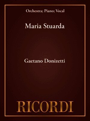 Anders Wiklund - Maria Stuarda: Vocal Score, Häftad