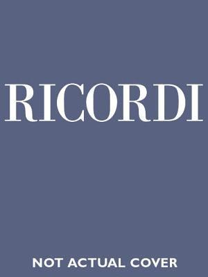 Michael Talbot - Gloria, RV 589: Ricordi Opera Vocal Score Series, Häftad