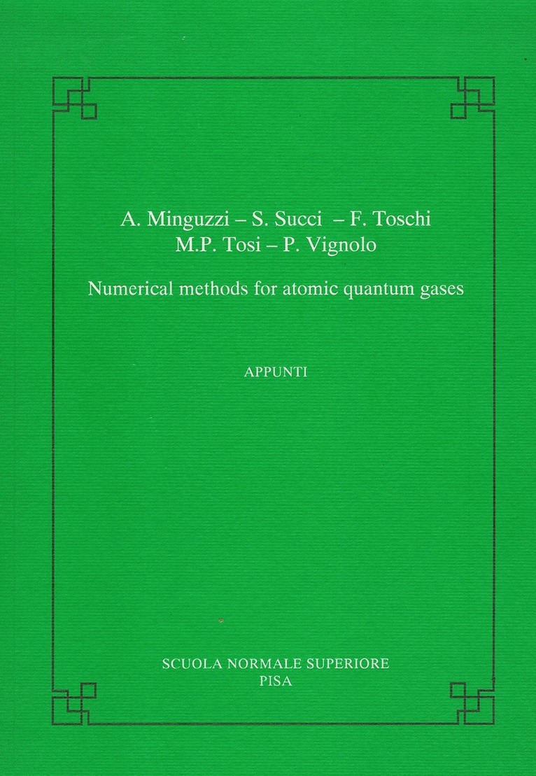 Numerical methods for atomic quantum gases