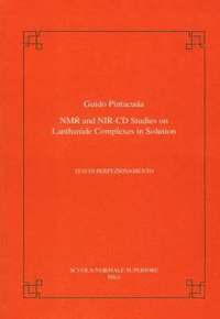 bokomslag NMR and NIR-CD studies on lanthanide complexes in solution