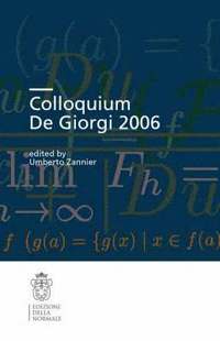 bokomslag Colloquium De Giorgi 2006