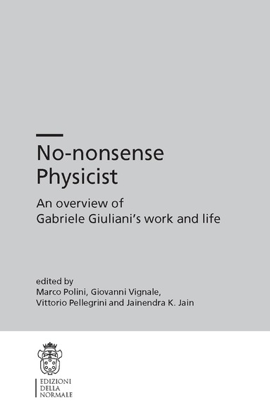 Marco Polini, Giovanni Vignale, Vittorio Pellegrini, Jainendra K. Jain - No-nonsense Physicist, Häftad