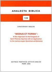 bokomslag "Modus et Forma"
