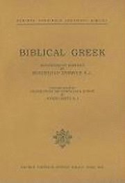 M. Zerwick, Maximilian Zerwick - Biblical Greek, Häftad
