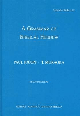 bokomslag Grammar of Biblical Hebrew