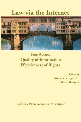 Ginevra Peruginelli, Mario Ragona - Law Via the Internet, Häftad