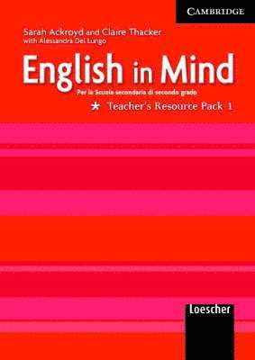 Sarah Ackroyd, Claire Thacker, Alessandra Del Lungo - ENGLISH IN MIND 1 TEACHERS RES, Häftad