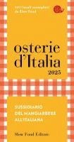 bokomslag Osterie d'Italia 2025. Sussidiario del mangiarbere all'italiana