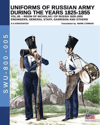 bokomslag Uniforms of Russian army during the years 1825-1855 vol. 05