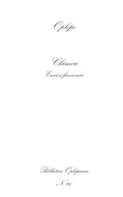 Chimere: Esercizi finzionari