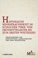 bokomslag Historische Mehrsprachigkeit im südlichen Tirol vom Frühmittelalter bis zum Ersten Weltkrieg