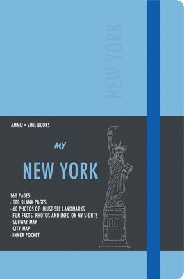bokomslag New York Visual Notebook: Blue Duck Egg