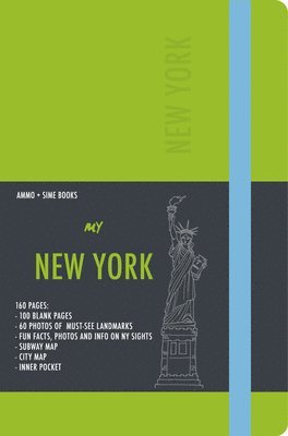 bokomslag New York Visual Notebook: Crisp Apple Green