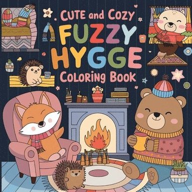 bokomslag Cute and Cozy Hygge Coloring Book