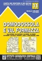 bokomslag IGC Italien 1 : 50 000 Wanderkarte 11 Domodossola