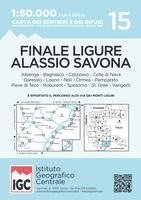 bokomslag IGC Italien 1 : 50 000 Wanderkarte Finale Ligure Alassio Savona