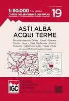 Wanderkarte 19 Asti Alba Acqui Terme 1:50 000 1
