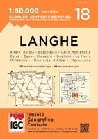 bokomslag Wanderkarte 18 Langhe 1:50000