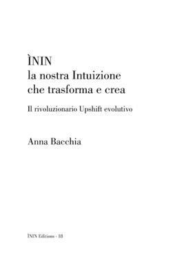 bokomslag NIN - la nostra Intuizione che trasforma e crea