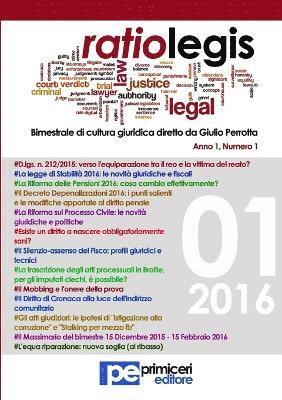 Ratio Legis (Numero 1, Anno 2016) 1