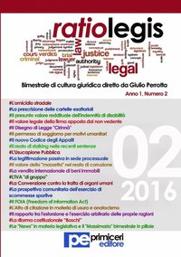 bokomslag Ratio Legis (Numero 2, Anno 2016)