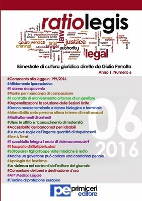 Ratio Legis (Numero 6, Anno 2016) 1