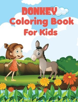 Donkey coloring book for kids 1