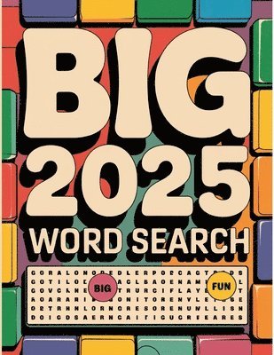 bokomslag Big 2025 Word Search for Adults