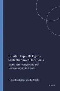 bokomslag P. Rutilii Lupi - de Figuris Sententiarum Et Elocutionis: Edited with Prolegomena and Commentary by E. Brooks