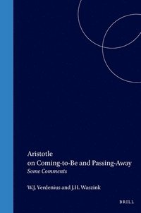 bokomslag Aristotle on Coming-To-Be and Passing-Away: Some Comments