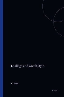 Victor Bers - Enallage and Greek Style, Häftad