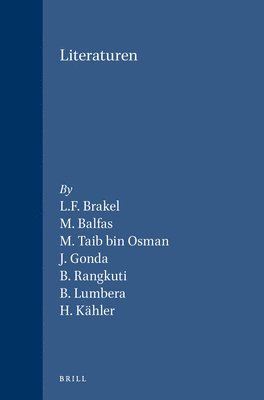 J. Gonda, Kähler, Brakel, Balfas, Taib bin Osman, Rangkuti, Lumbera - Literaturen, Häftad