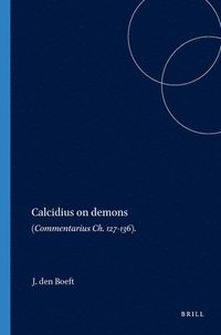 bokomslag Calcidius on Demons