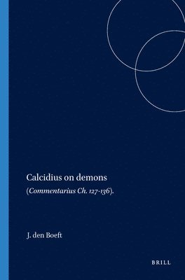 bokomslag Calcidius on Demons