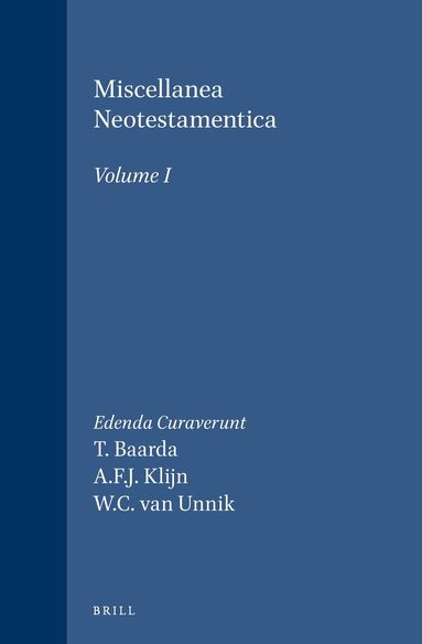 T. Baarda, W.C. van Unnik - Miscellanea Neotestamentica, Volume I, Inbunden