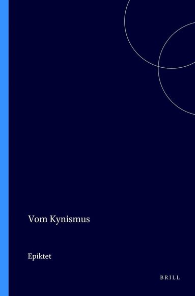 Epiktet, Margarethe Billerbeck - Vom Kynismus, Häftad