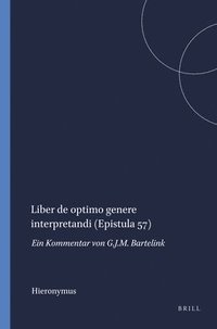 bokomslag Liber de optimo genere interpretandi (Epistula 57)